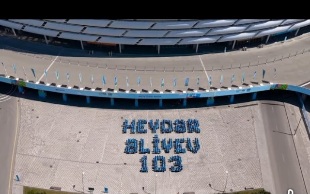 Heydər Əliyevin xatirəsinə həsr olunmuş fləşmob keçirildi